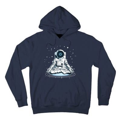 Cardano Cryptocurrency Yoga Space Astronaut Tall Hoodie