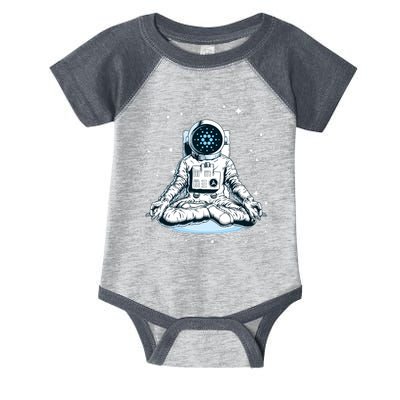 Cardano Cryptocurrency Yoga Space Astronaut Infant Baby Jersey Bodysuit