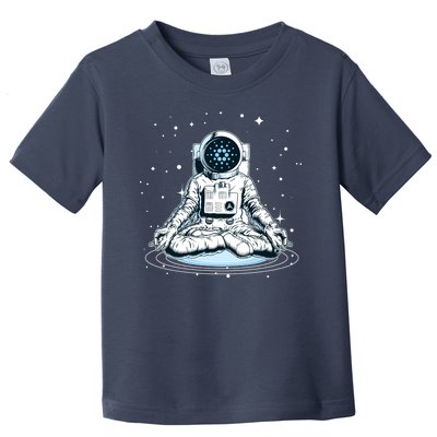 Cardano Cryptocurrency Yoga Space Astronaut Toddler T-Shirt