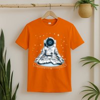 Cardano Cryptocurrency Yoga Space Astronaut T-Shirt