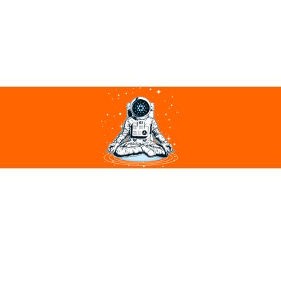 Cardano Cryptocurrency Yoga Space Astronaut Bumper Sticker