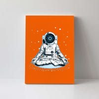 Cardano Cryptocurrency Yoga Space Astronaut Canvas