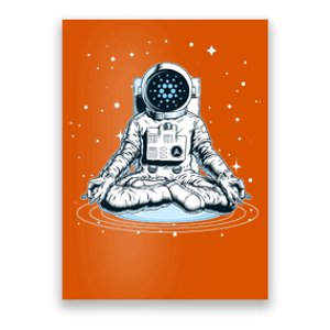 Cardano Cryptocurrency Yoga Space Astronaut Poster