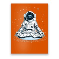 Cardano Cryptocurrency Yoga Space Astronaut Poster