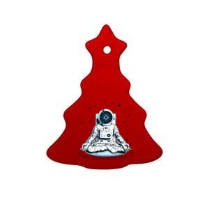 Cardano Cryptocurrency Yoga Space Astronaut Ceramic Tree Ornament