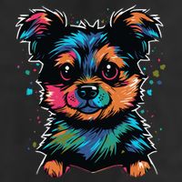 Cute Colorful Yorkshire Terrier Puppy Tumbler