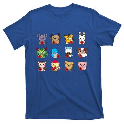 Cute Chinese Zodiac Animal Signs Lunar New Year Gift T-Shirt