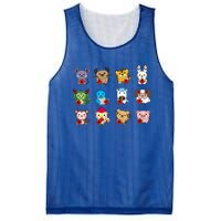 Cute Chinese Zodiac Animal Signs Lunar New Year Gift Mesh Reversible Basketball Jersey Tank