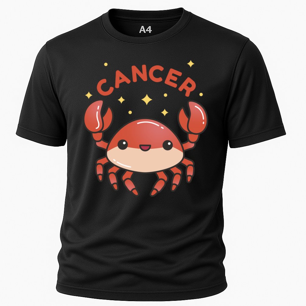 Cancer Crab Zodiac Astrology Birthday Gift Cooling Performance Crew T-Shirt