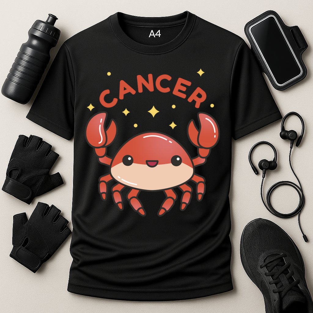 Cancer Crab Zodiac Astrology Birthday Gift Cooling Performance Crew T-Shirt