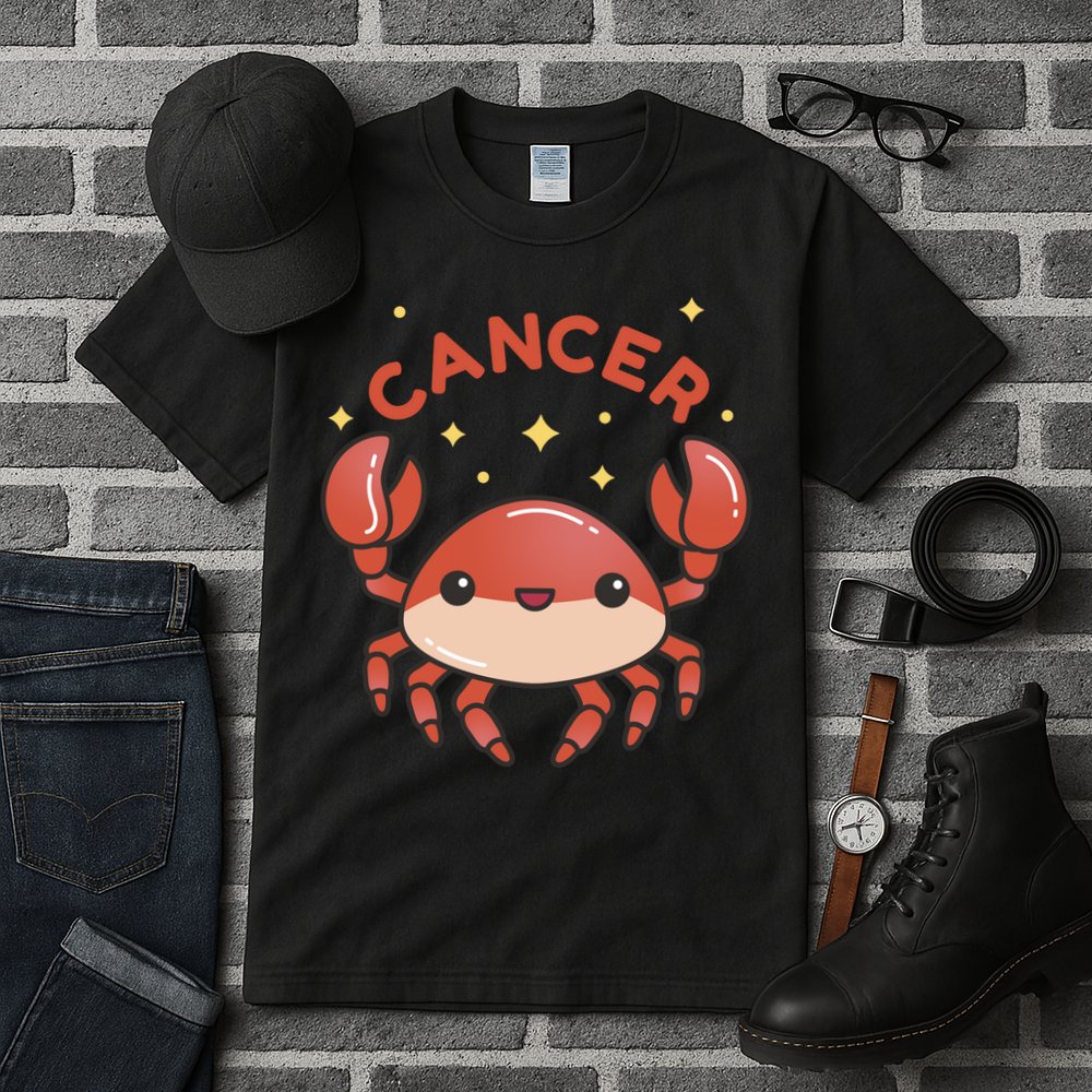 Cancer Crab Zodiac Astrology Birthday Gift Tall T-Shirt