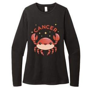 Cancer Crab Zodiac Astrology Birthday Gift Womens CVC Long Sleeve Shirt