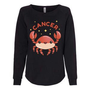 Cancer Crab Zodiac Astrology Birthday Gift Womens California Wash Sweatshirt