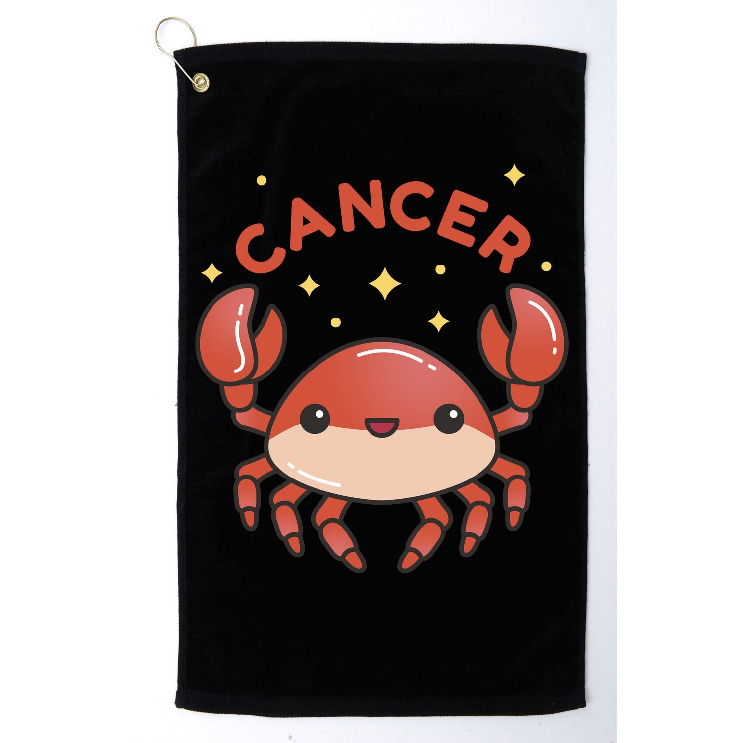 Cancer Crab Zodiac Astrology Birthday Gift Golf Towel