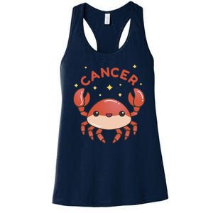 Cancer Crab Zodiac Astrology Birthday Gift Women's Racerback Tank