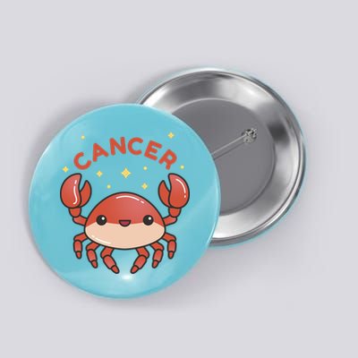 Cancer Crab Zodiac Astrology Birthday Gift Button