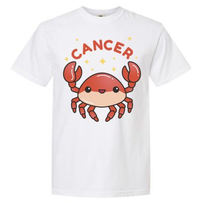 Cancer Crab Zodiac Astrology Birthday Gift Garment-Dyed Heavyweight T-Shirt