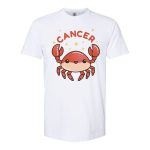 Cancer Crab Zodiac Astrology Birthday Gift Softstyle CVC T-Shirt