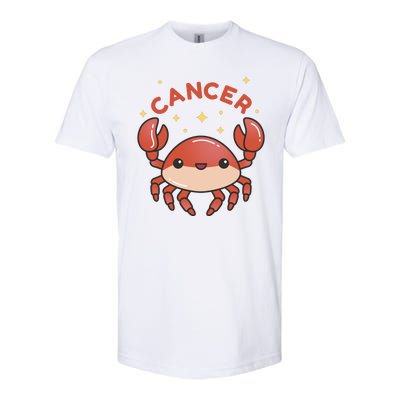 Cancer Crab Zodiac Astrology Birthday Gift Softstyle® CVC T-Shirt