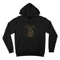 Celestial Capricorn Zodiac Sign November December Birthday Hoodie