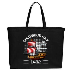 Columbus Day 1492 Cotton Canvas Jumbo Tote