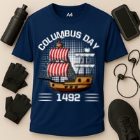 Columbus Day 1492 Cooling Performance Crew T-Shirt
