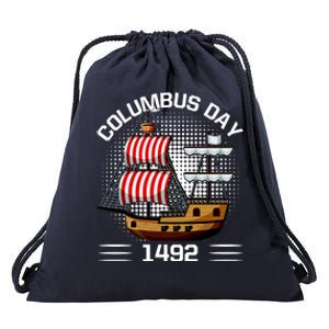 Columbus Day 1492 Drawstring Bag