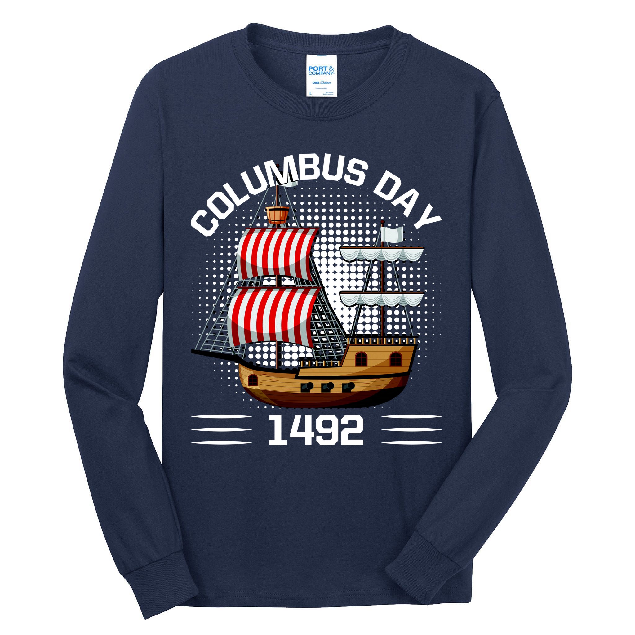 Columbus Day 1492 Tall Long Sleeve T-Shirt