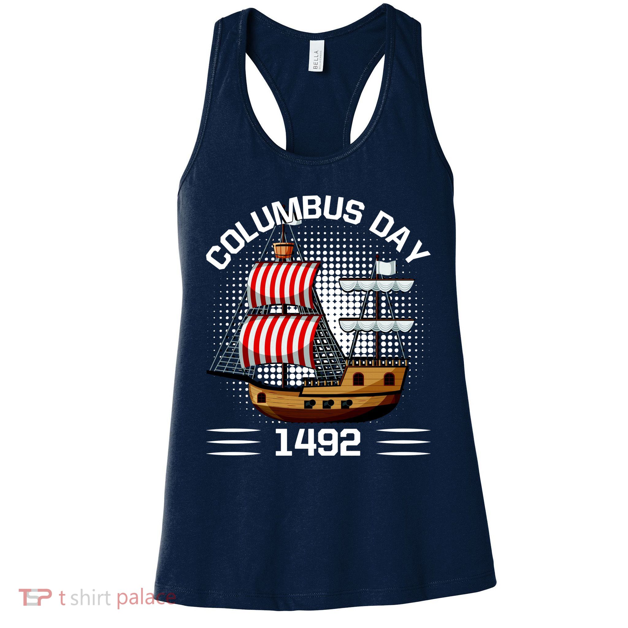 Columbus Day 1492 Womens Tank Top
