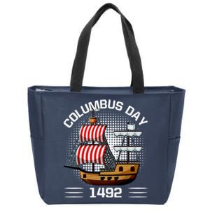 Columbus Day 1492 Zip Tote Bag