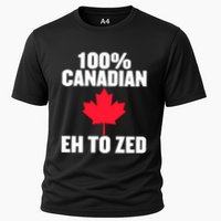 Canada Day 100% Canadian Eh To Zed Cooling Performance Crew T-Shirt
