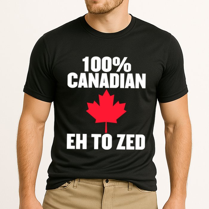 Canada Day 100% Canadian Eh To Zed Cooling Performance Crew T-Shirt