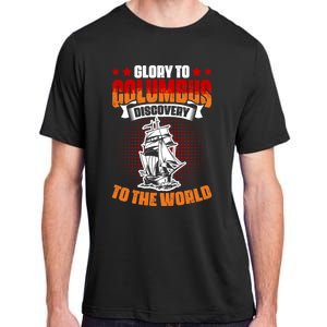 Columbus Day 1942 American Italian Christopher Columbus Gift Adult ChromaSoft Performance T-Shirt