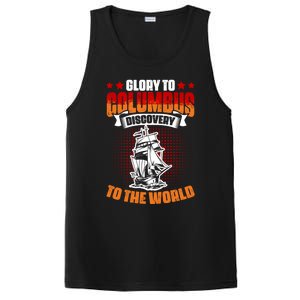 Columbus Day 1942 American Italian Christopher Columbus Gift PosiCharge Competitor Tank