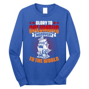 Columbus Day 1942 American Italian Christopher Columbus Gift Long Sleeve Shirt