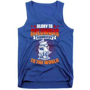 Columbus Day 1942 American Italian Christopher Columbus Gift Tank Top