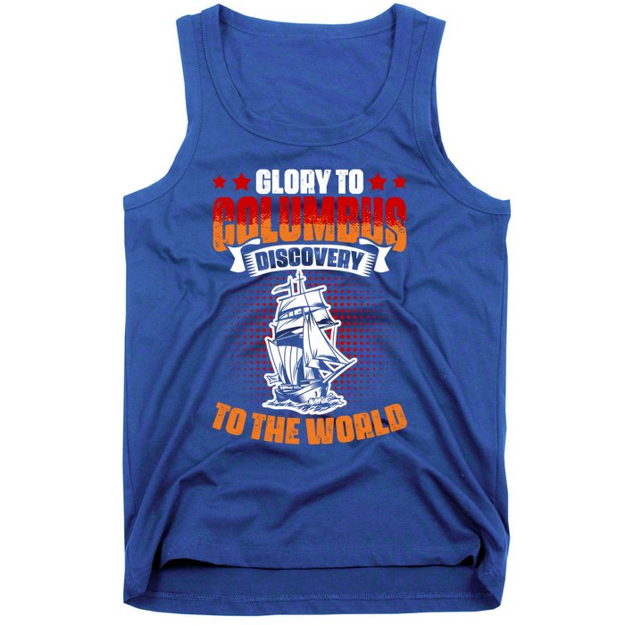 Columbus Day 1942 American Italian Christopher Columbus Gift Tank Top