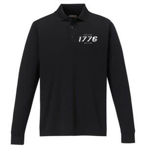 Constitution Day 1776 We The People Performance Long Sleeve Polo