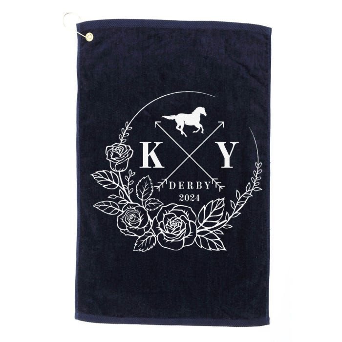 Celebrating Derby 150th Horse Racing Derby Day 2024 Party Platinum Collection Golf Towel