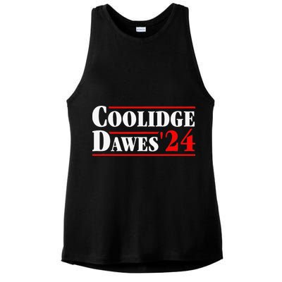 Coolidge Dawes' 24 Apparel Ladies PosiCharge Tri-Blend Wicking Tank