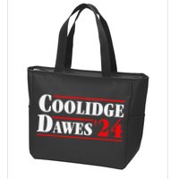 Coolidge Dawes' 24 Apparel Zip Tote Bag