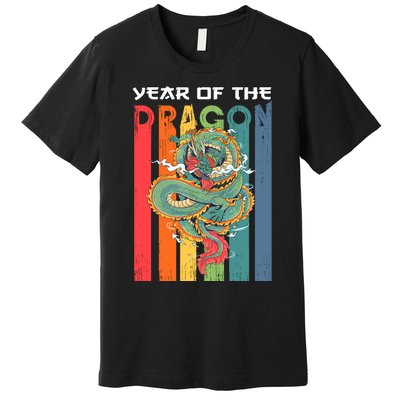 Chinese Dragon 2024 Lunar New Year A Year Of The Dragon 2024 Premium T-Shirt