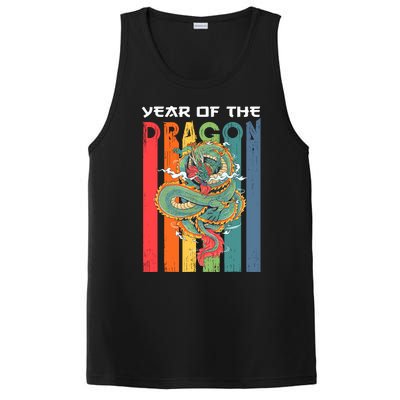 Chinese Dragon 2024 Lunar New Year A Year Of The Dragon 2024 PosiCharge Competitor Tank