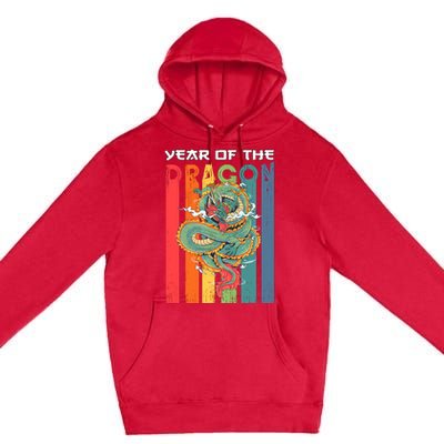 Chinese Dragon 2024 Lunar New Year A Year Of The Dragon 2024 Premium Pullover Hoodie