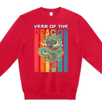 Chinese Dragon 2024 Lunar New Year A Year Of The Dragon 2024 Premium Crewneck Sweatshirt