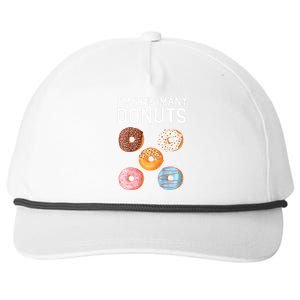 Cute Donut 5th Birthday Im This Many Donuts 5year Old Snapback Five-Panel Rope Hat