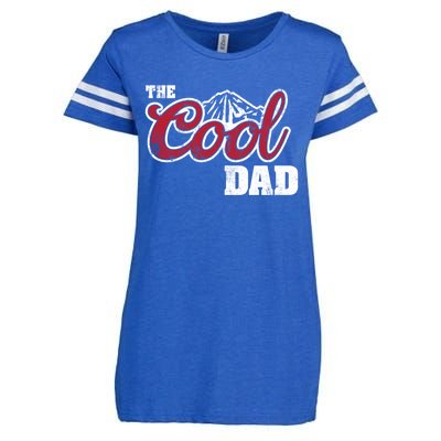 Cool Dad 90s Vintage Cow Cute Gift Enza Ladies Jersey Football T-Shirt