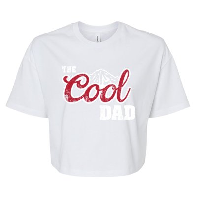 Cool Dad 90s Vintage Cow Cute Gift Bella+Canvas Jersey Crop Tee