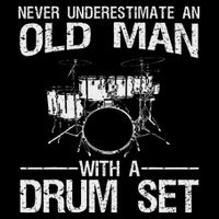 Cool Drummer Art Dad Drum Set Player Drum Kit Musician Mousepad