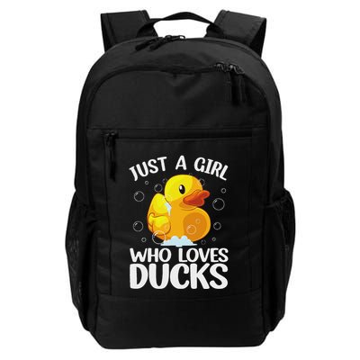 Cute Duck Art For Women Rubber Duck Lover Daily Commute Backpack